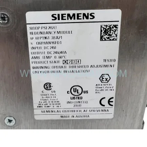 Siemens 6EP1961-3BA21 SITOP PSE202U Redundancy Module 24V DC 40A New Original Ready to ship