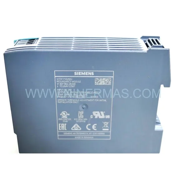 Siemens 6EP1962-2BA00 SITOP Redundancy Module 24V DC 100VA New Original Ready to ship