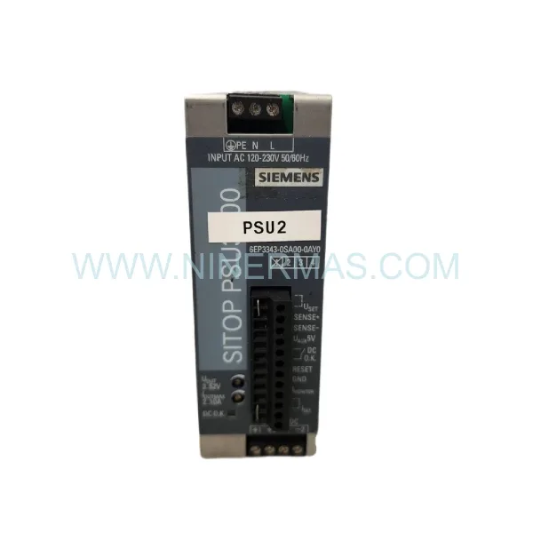 Siemens 6EP3343-0SA00-0AY0 SITOP PSU3600 Flexi 3-52V DC Adjustable Power Supply New Original Ready to ship