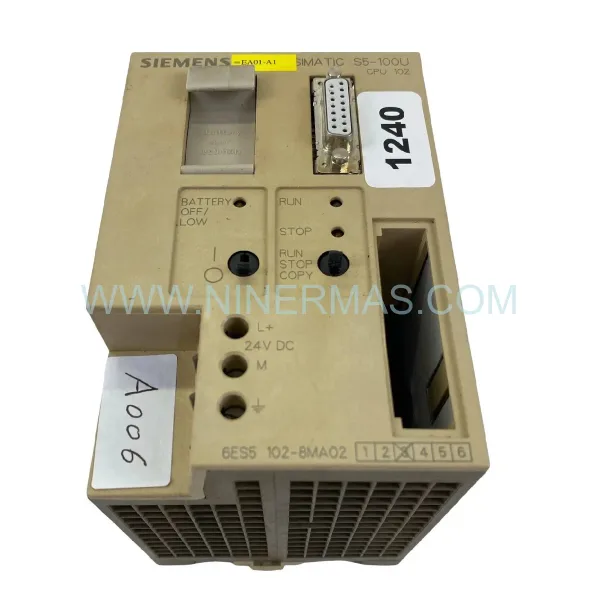 Siemens 6ES5102-8MA02 SIMATIC S5 CPU 102 Central Processing Unit New Original Ready to ship