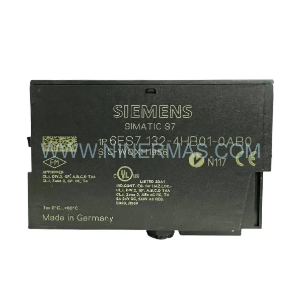 Siemens 6ES7132-4HB01-0AB0 ET 200S 2-Channel Relay Output Module New Original Ready to ship