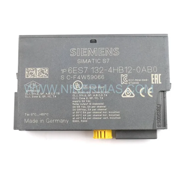 Siemens 6ES7132-4HB12-0AB0 ET 200S 2DO Relay Output Module New Original Ready to ship