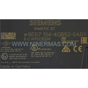 Siemens 6ES7134-4GB52-0AB0 ET 200S Analog Input Module 2AI High-Speed New Original Ready to ship