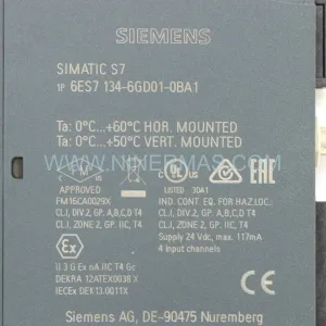 Siemens 6ES7134-6GD01-0BA1 Analog Input Module New Original Ready to ship