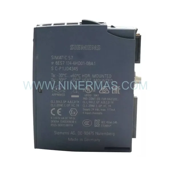 Original Siemens 6ES7134-6HD01-0BA1 Input Module - Industrial Retrofit Component
