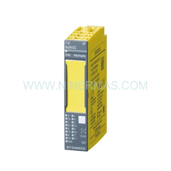 Siemens 6ES7136-6BA01-0CA0 F-DI 8x24VDC SIMATIC ET 200S Safety Input Module New Original Ready to ship