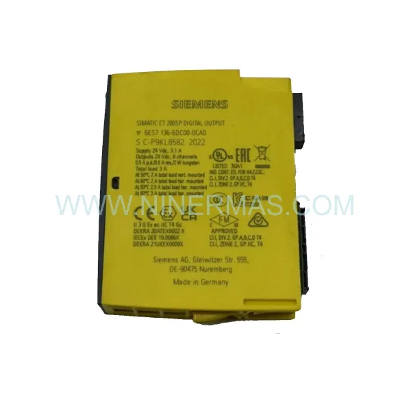 Original Siemens 6ES7136-6DC00-0CA0 Input Module - Industrial Retrofit Component