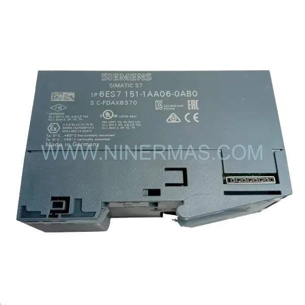 Siemens 6ES7151-1AA06-0AB0 IM 151-1 COMPACT Interface Module for ET 200S PROFIBUS DP New Original Ready to ship
