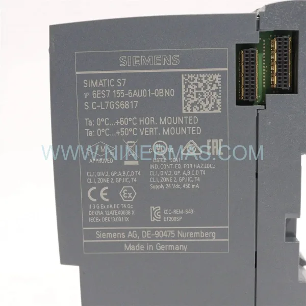 Siemens 6ES7155-6AU01-0BN0 SIMATIC ET 200SP IM 155-6 PN ST PROFINET Interface Module New Original Ready to ship