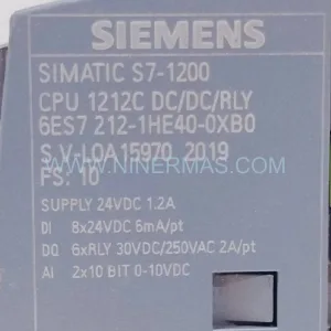 Siemens 6ES7212-1HE40-0XB0 SIMATIC S7-1200 CPU 1212C Compact Controller New Original Ready to ship