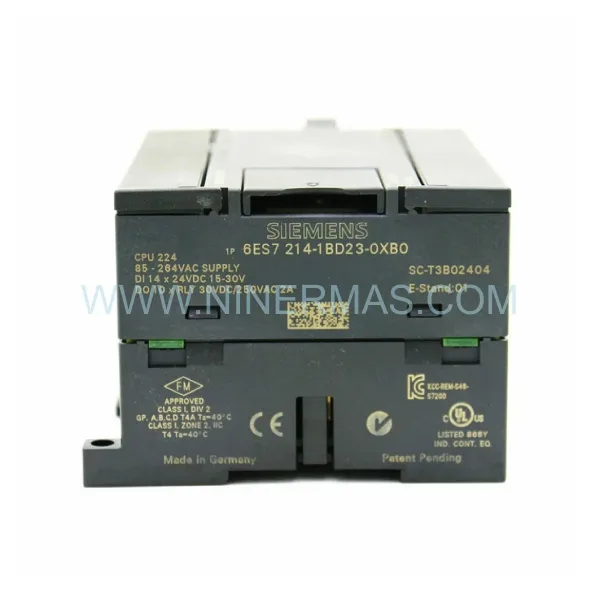 Siemens 6ES7214-1BD23-0XB0 SIMATIC S7-200 CPU 224 Compact Unit 14 DI/10 DO New Original Ready to ship