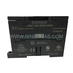 Siemens 6ES7222-1BF22-0XA0 SIMATIC S7-200 EM 222 Digital Output Module 8DO 24VDC New Original Ready to ship