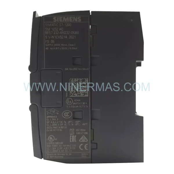 SIEMENS 6ES7232-4HD32-0XB0 Siemens SM 1232 Analog Output Module New Original Ready to ship