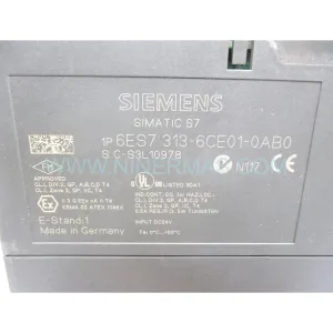 Siemens 6ES7313-6CE01-0AB0 CPU 313C-2 DP New Original Ready to ship