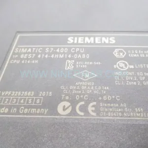 SIEMENS 6ES7414-4HM14-0AB0 SIMATIC S7-400H, CPU 414H New Original Ready to ship