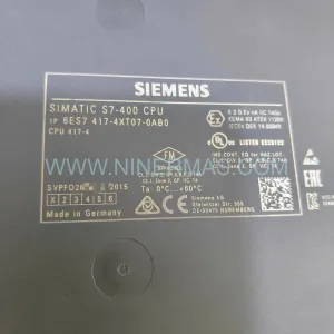 Siemens 6ES7417-4XT07-0AB0 CPU 417-4 | SIMATIC S7-400 PLC Controller