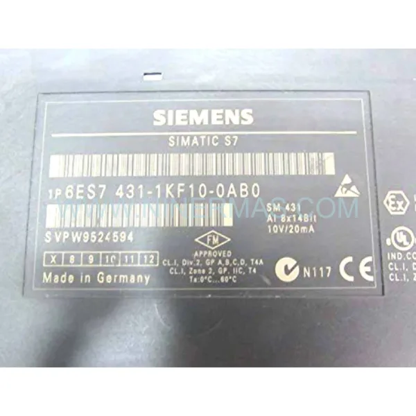 Siemens 6ES7431-1KF10-0AB0 SM 431 Analog Input | S7-400 Spare Parts