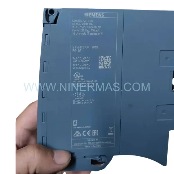 6ES7521-1FH00-0AA0 Siemens S7-1500 DI 16x230VAC BA Module | Original Spare Parts