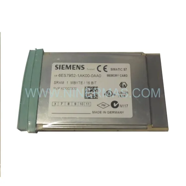 Siemens 6ES7952-1AK00-0AA0 SIMATIC S7-400 1MB RAM Memory Card