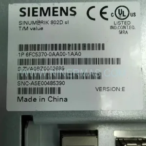 Original Siemens 6FC5370-0AA00-1AA0 Input Module - Industrial Retrofit Component