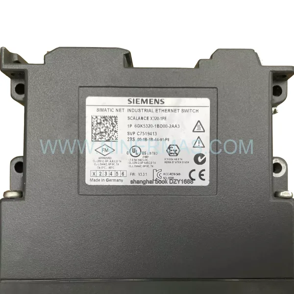 Siemens 6GK5320-1BD00-2AA3 managed IE switch New Original Ready to ship