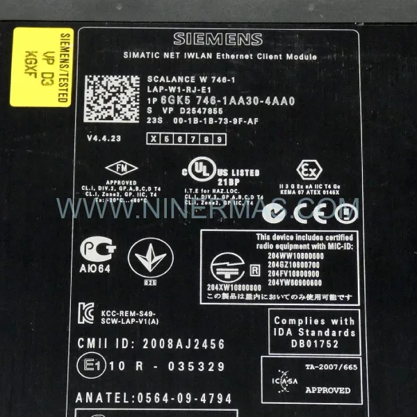 Siemens 6GK5746-1AA30-4AA0 SCALANCE W746-1 | Original & New Spare Parts