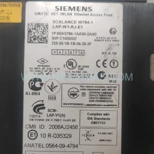 Siemens 6GK5784-1AA30-2AA0 IWLAN access point SCALANCE W784-1 New Original Ready to ship
