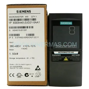 Siemens MICROMASTER 440 6SE6440-2UD21-5AA1 (Siemens) – New & Original in Stock