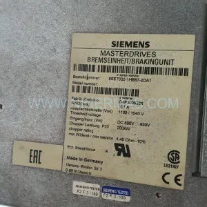 Original Siemens 6SE7032-1HB87-2DA1 Input Module - Industrial Retrofit Component