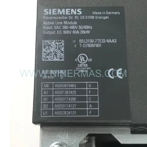 Siemens 6SL3130-7TE23-6AA3 SINAMICS S120 Motor Module — Retrofit Ready