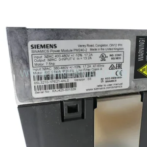 Siemens 6SL3210-1PE21-4AL0 | SINAMICS PM240-2 Industrial Drive