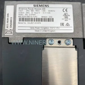Siemens 6SL3224-0BE13-7UA0 SINAMICS G120 PM240 Power Module | Original & New Spare Parts
