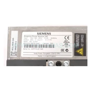Siemens SINAMICS G120 PM240 6SL3224-0BE23-0AA0 30kW Drive — New & Original
