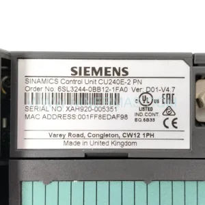 Siemens 6SL3244-0BB12-1FA0 SINAMICS G120 CU240S-2 PN Control Unit — New & Original