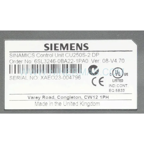 Siemens 6SL3246-0BA22-1PA0 CU250S-2 DP | SINAMICS G120 Drive Module