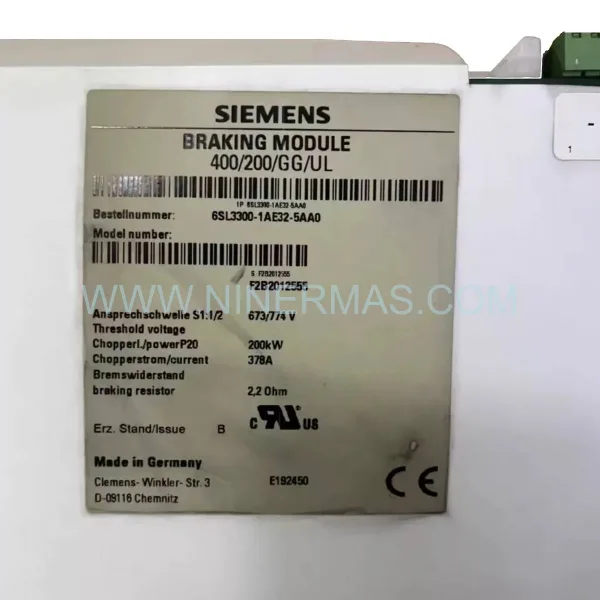 Original Siemens 6SL3300-1AE32-5AA0 Input Module - Industrial Retrofit Component