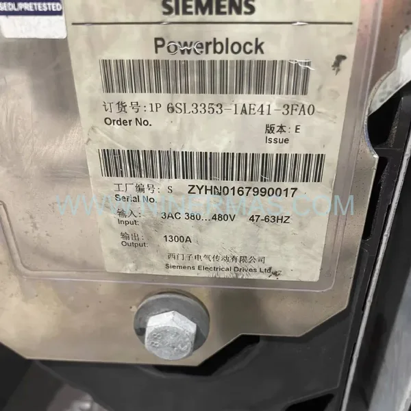 Siemens 6SL3353-1AE41-3FA0 SINAMICS S120 | Retrofit & Drive Upgrade Module