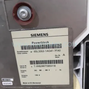Buy Siemens 6SL3353-1AG41-7FA0 SINAMICS S120 Motor Module | New Original