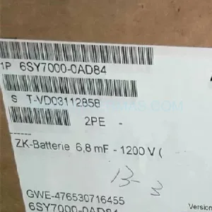 Original Siemens 6SY7000-0AD84 Input Module - Industrial Retrofit Component
