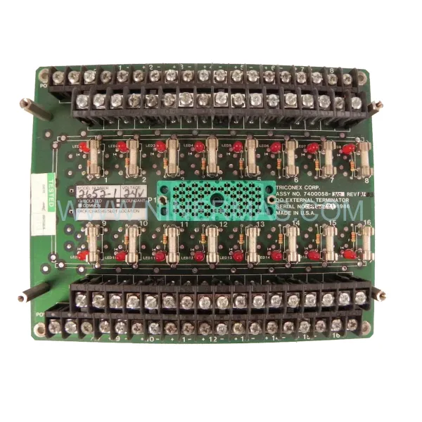 Original Triconex (Schneider Electric) 7400058-310 - Industrial Spare Parts