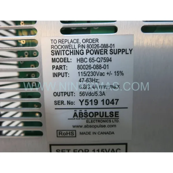 Original Allen-Bradley (Rockwell) 80026-088-01-R - Industrial Spare Parts