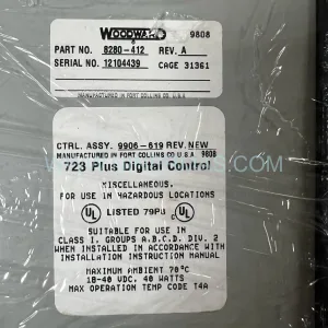 Original Woodward 8280-412 - Industrial Spare Parts