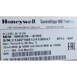Original Honeywell 900A16-0103 - Industrial Spare Parts