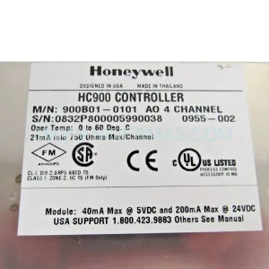 900B01-0101 Detail 4 - Honeywell