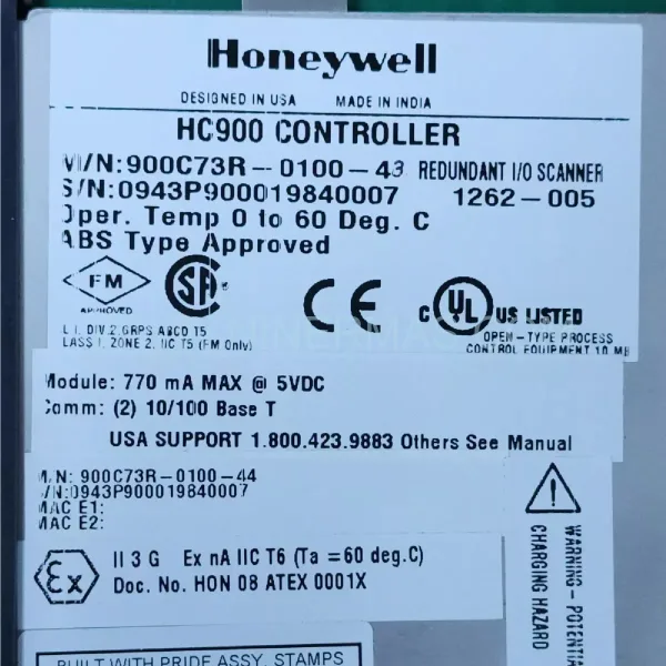 Original Honeywell 900C73R-0100-43 - Industrial Spare Parts