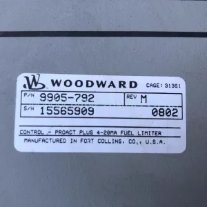 Original Woodward 9905-792 - Industrial Spare Parts