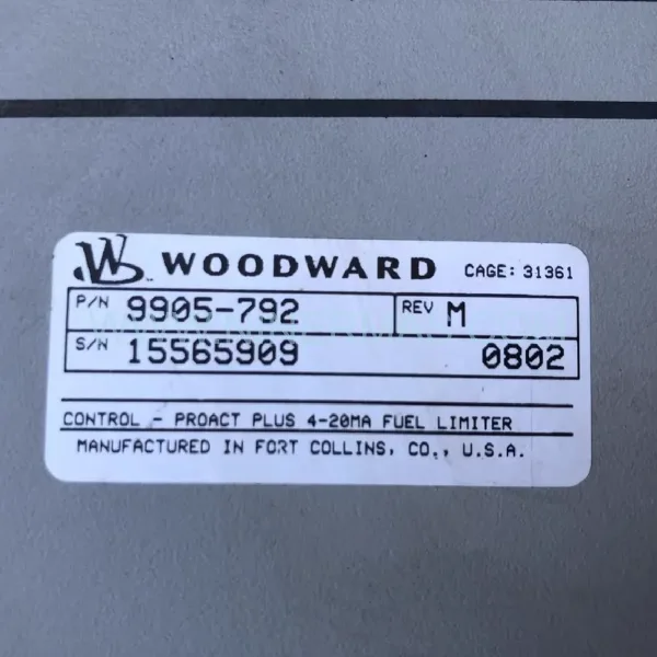 Original Woodward 9905-792 - Industrial Spare Parts