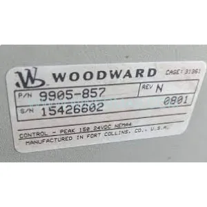 Original Woodward 9905-857 - Industrial Spare Parts