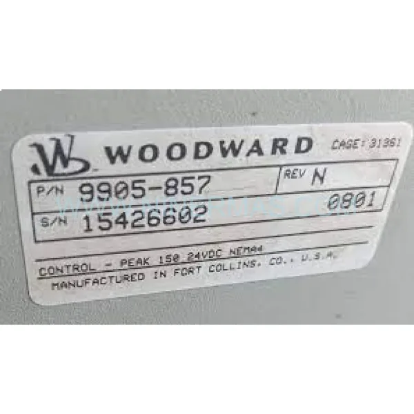 Original Woodward 9905-857 - Industrial Spare Parts