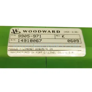 Original Woodward 9905-971 Rev(K) - Industrial Spare Parts